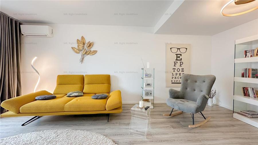 Apartament cu 2 camere decomandat, mobilat în Tractorul