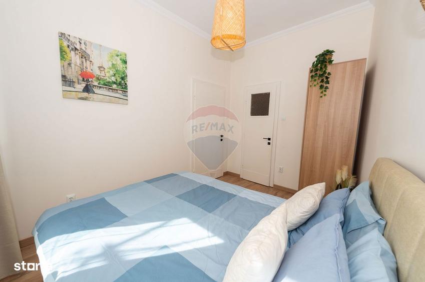 Apartament cu 2 camere, mobilat în Batistei