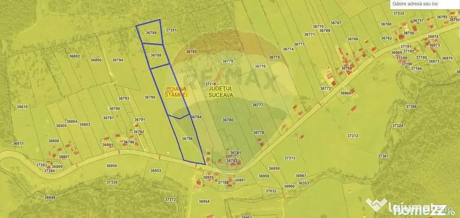Teren de 30930 mp, în Poiana Stampei