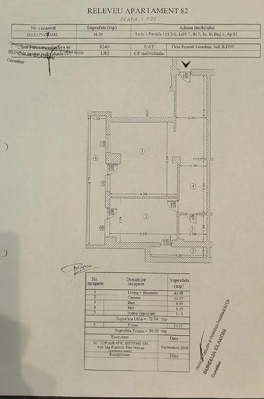 Apartament cu 2 camere decomandat în Central