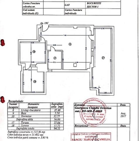 Apartament cu 2 camere semidecomandat, mobilat în 1 Mai