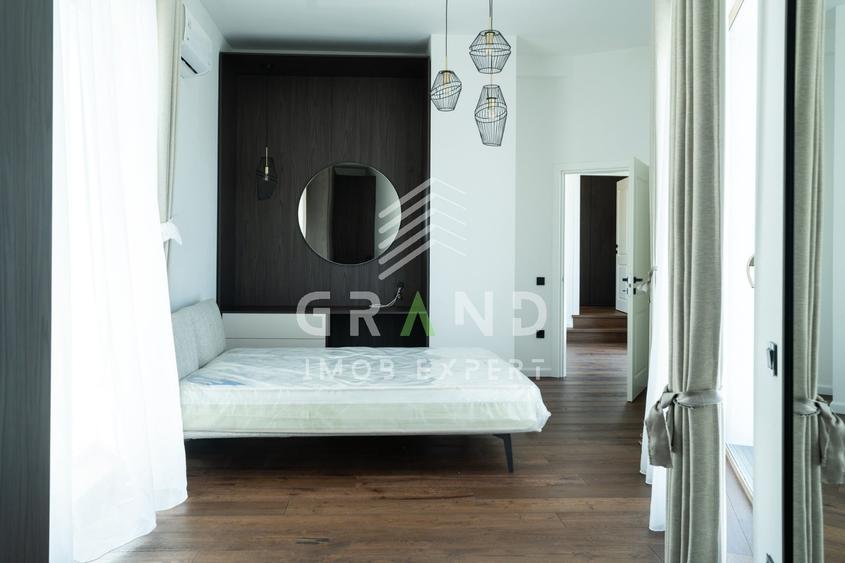 Penthouse cu 3 camere semidecomandat, mobilat în Grigorescu