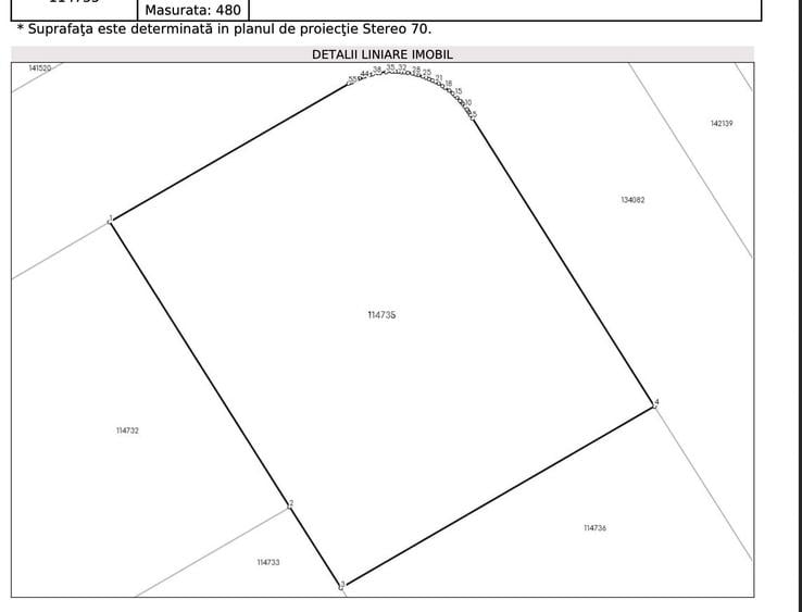 Teren de 480 mp, în Central