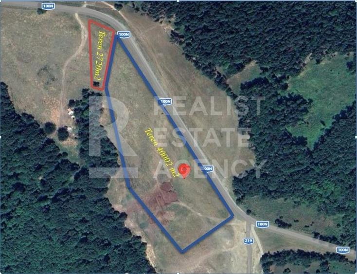 Teren intravilan de 42772 mp, în Teișani