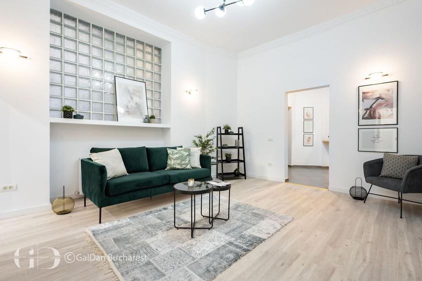Apartament cu 5 camere, mobilat în Cișmigiu