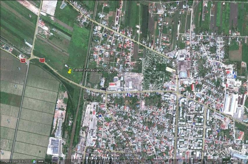 Teren Construcții intravilan de 700 mp, în Nord-Vest