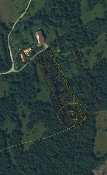 Teren de 2034 mp, în Viștișoara