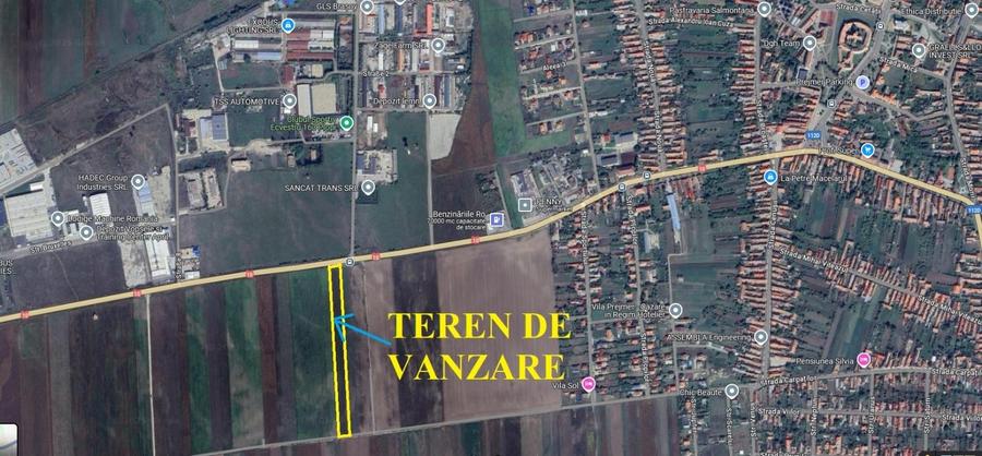 Teren Construcții extravilan de 8900 mp, în Prejmer
