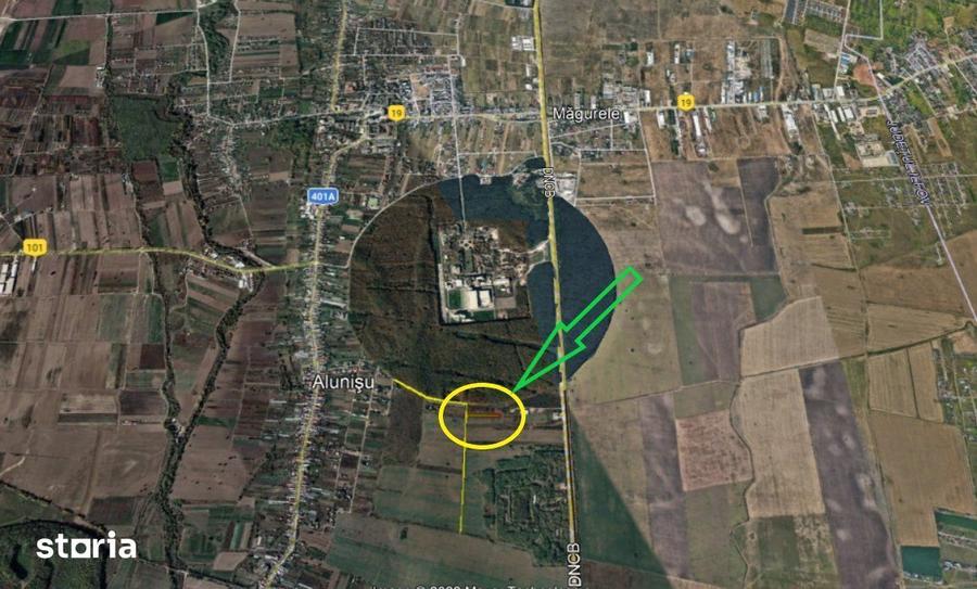 Teren de 3500 mp, în Central