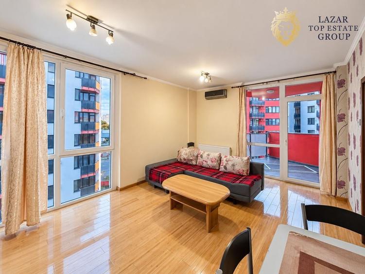Apartament cu 2 camere semidecomandat, mobilat în Banu Mărăcine