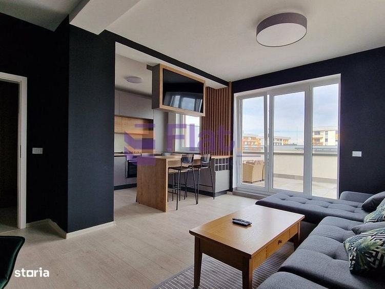 Penthouse de inchiriat | 2 camere | Coresi Tractorul | Terasa 50 mp - 13