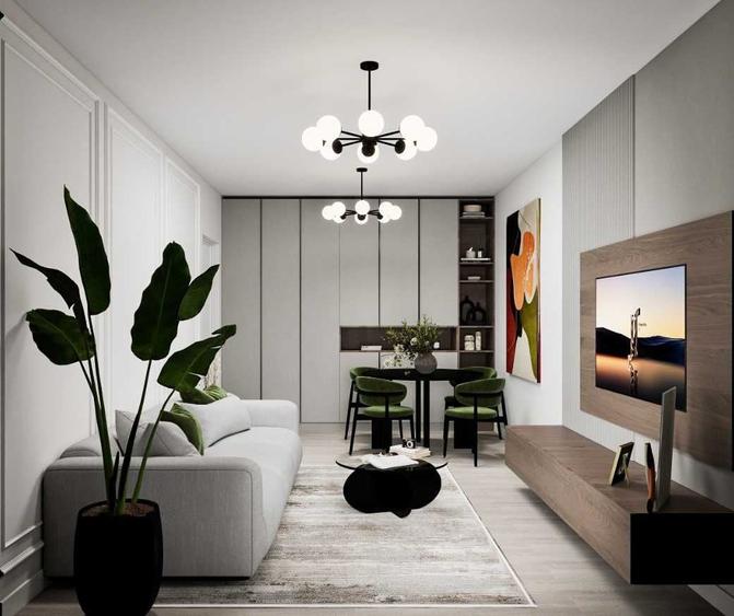 Apartament cu 2 camere decomandat în Central