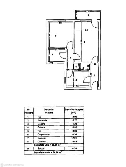 De vanzare - Apartament 2 camere Soseaua Vergului 65 - 2