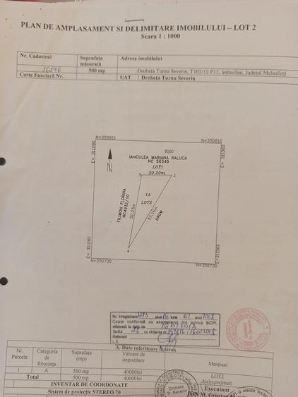 Teren de 500 mp, în Schela