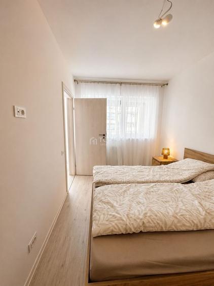 Apartament cu 2 camere nedecomandat, mobilat în Rulmentul
