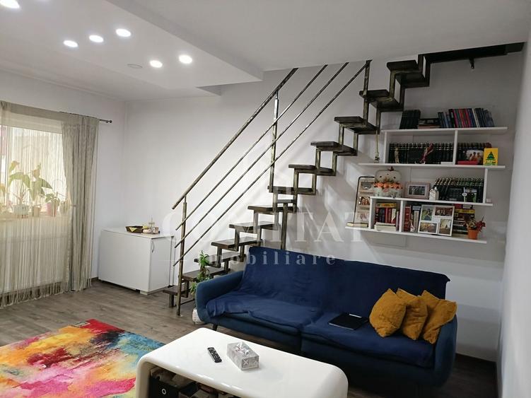 Apartament cu 3 camere semidecomandat, mobilat în Apahida