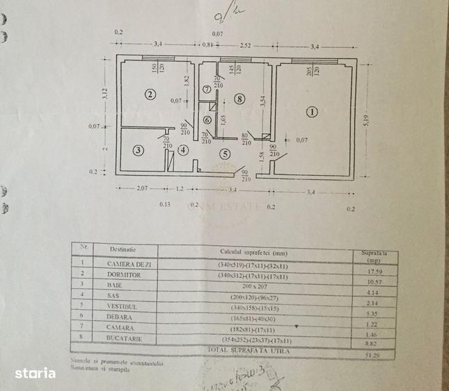 Apartament cu 2 camere decomandat în Gorjului