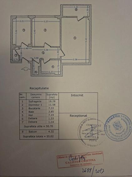 Apartament cu 2 camere decomandat în Lacul Tei