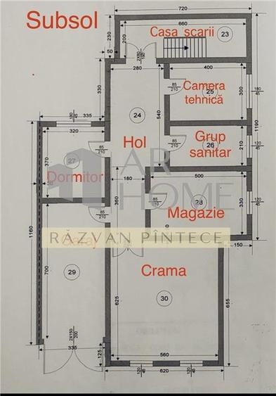 Duplex cu 11 camere cu Teren 1915 Mp în Păuleștii Noi