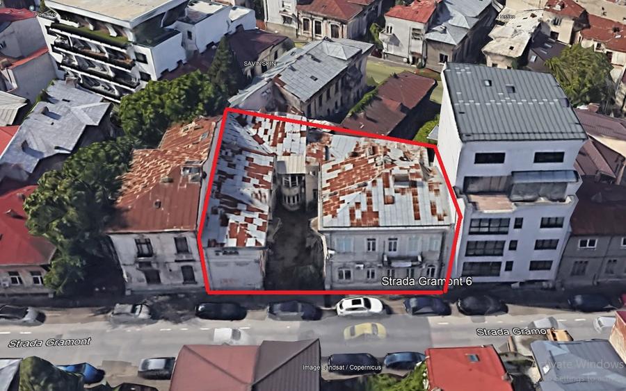 Teren Construcții intravilan de 500 mp, în Parcul Carol