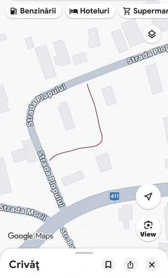 Teren de 2400 mp, în Crivăț