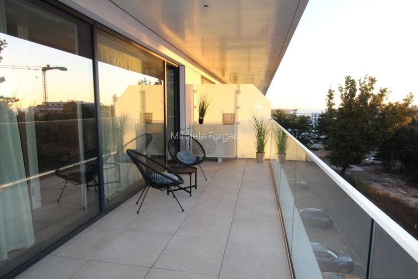 VOGH Olimp 2 camere cu terasa mare view catre mare. De vanzare ap la mare in OLI