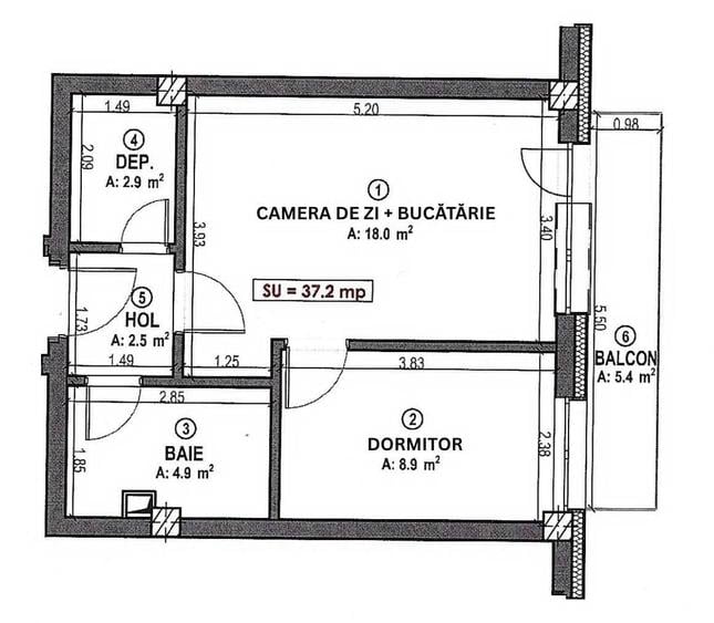 Apartament 2 camere cu parcare subterana, bloc nou, 37mp Uru?agului Terra, Flore?ti - 2