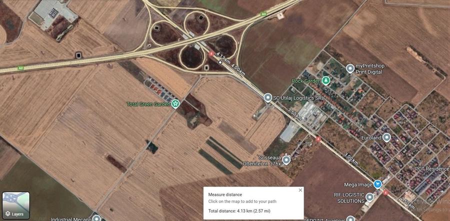 Teren Construcții extravilan de 500 mp, în Postăvari
