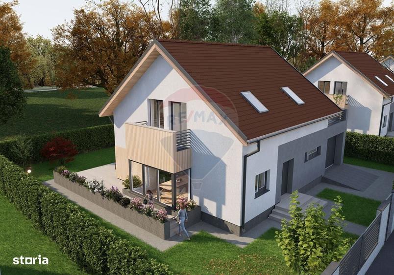 Casă cu 4 camere cu Teren 580 Mp în Stupinii Prejmerului