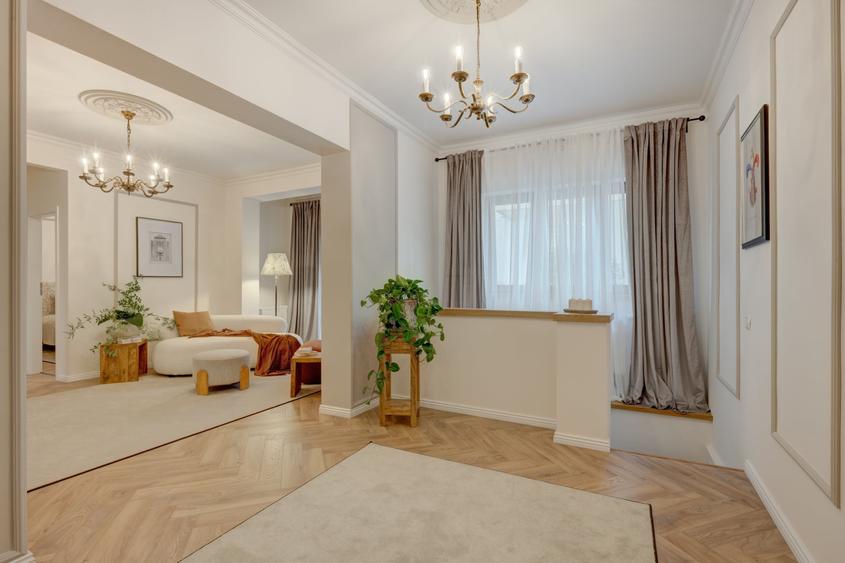 Apartament cu 4 camere semidecomandat, mobilat în Cotroceni