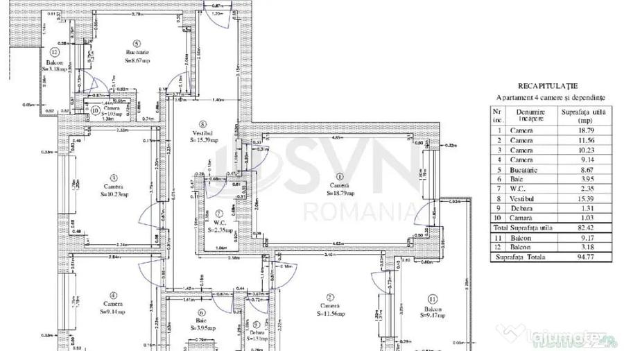 Apartament cu 4 camere decomandat în Lacul Tei