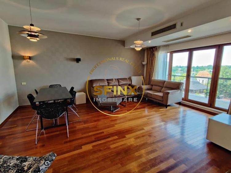 Apartament cu 3 camere semidecomandat, mobilat în Floreasca