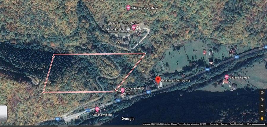 Teren Construcții intravilan de 5700 mp, în Râu de Mori