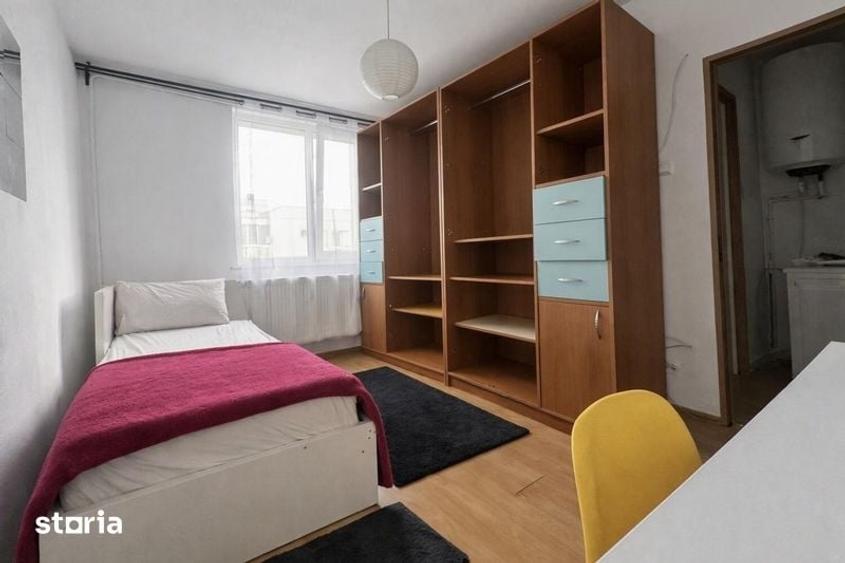 Apartament cu 3 camere semidecomandat în Obor