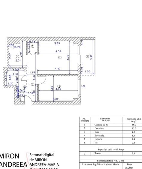 Apartament decomandat în Drumul Taberei