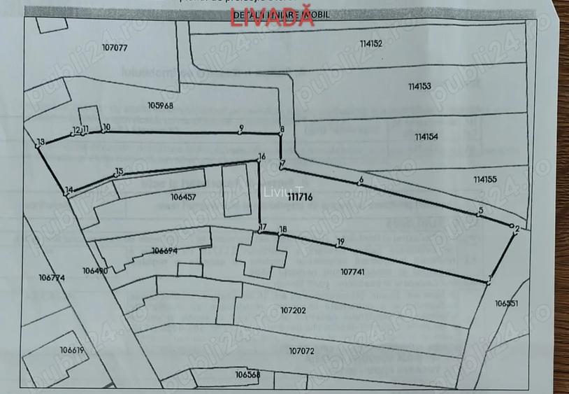 De vanzare casa parinteasca+livada,ambele la soseaua principala