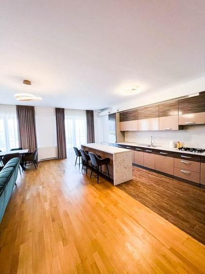 Apartament cu 4 camere decomandat, mobilat în Herăstrău