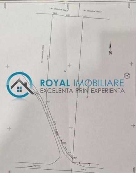 Teren agricol intravilan de 9640 mp, în Vest