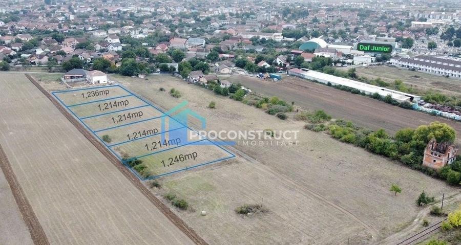 Teren Construcții intravilan de 1214 mp, în Giroc