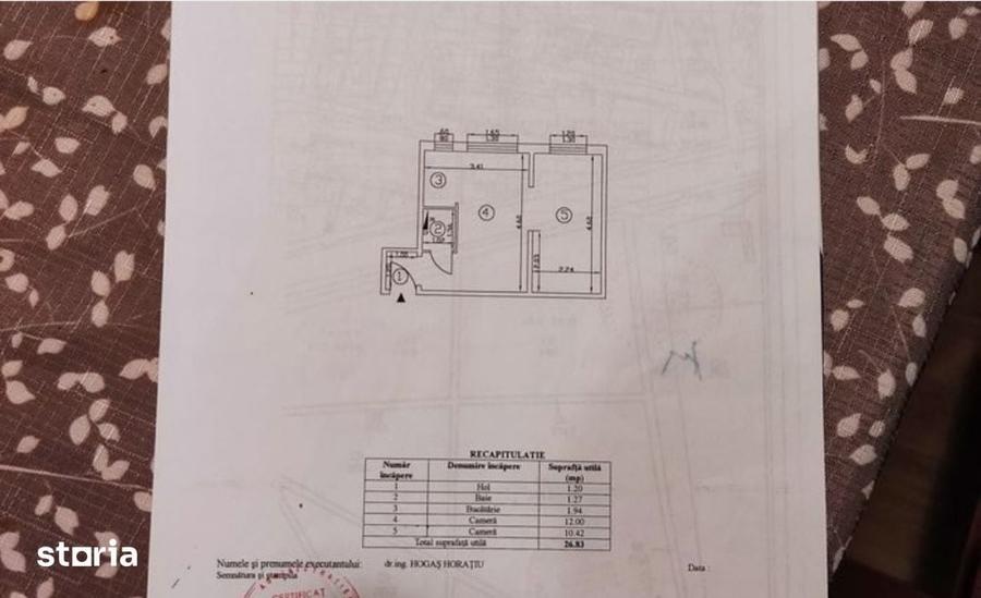 Apartament cu 2 camere nedecomandat în Tătărași