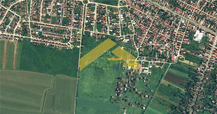 Teren Construcții intravilan de 513 mp, în Vladimirescu