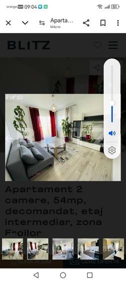 Apartament cu 2 camere decomandat în Central