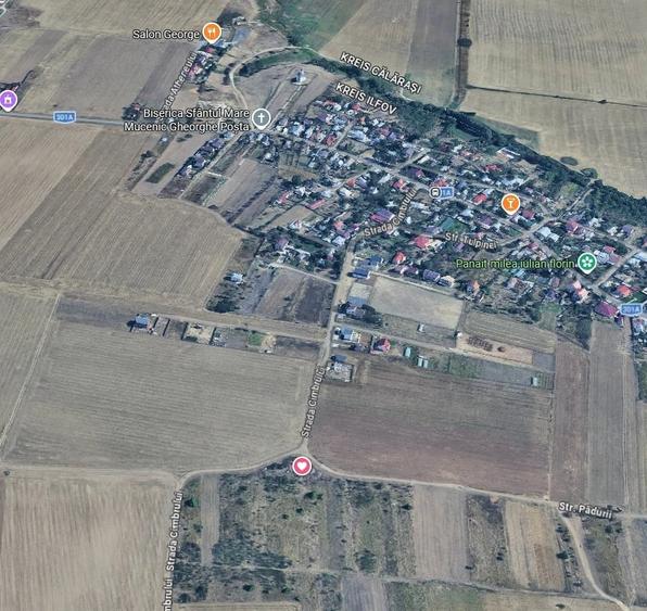 Teren de 1470 mp, în Poșta