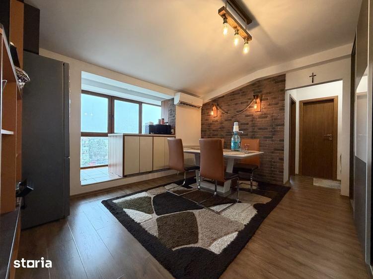Apartament cu 3 camere semidecomandat, mobilat în Soarelui