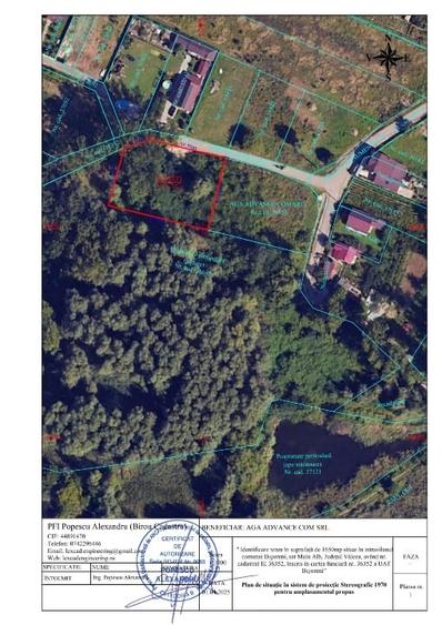 Teren Construcții intravilan de 3300 mp, în Bujoreni