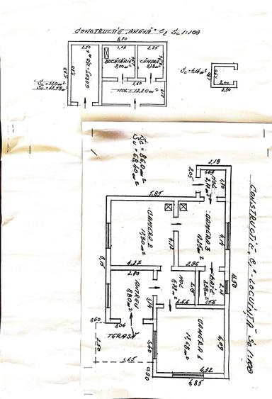 Casă individuală cu 3 camere cu Teren 3200 Mp în Dobrogostea
