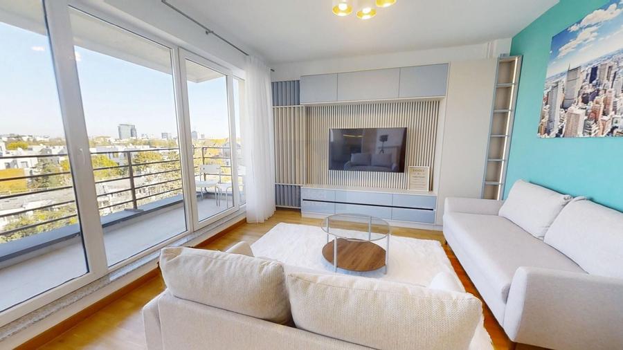 Apartament cu 2 camere semidecomandat, mobilat în Arcul de Triumf