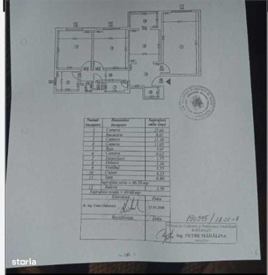 Apartament cu 3 camere în Ștefan cel Mare