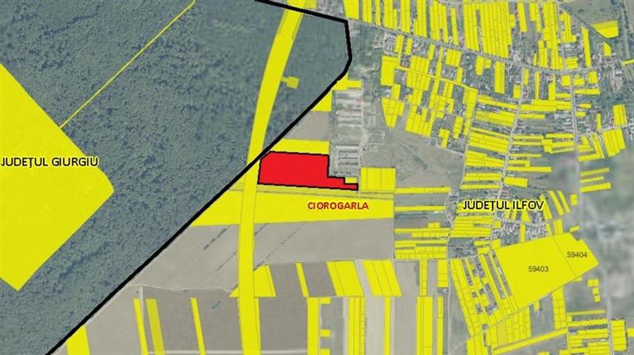 Teren Construcții intravilan de 37500 mp, în Ciorogârla