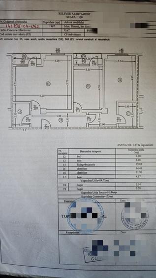 Apartament cu 3 camere decomandat în 9 Mai